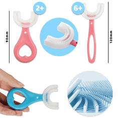 Inovatívne tvarovaná zubná kefka (2ks)