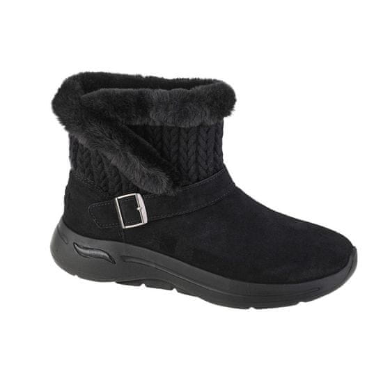 Skechers Členkové topánky čierna GO Walk Arch Fit True Embrace