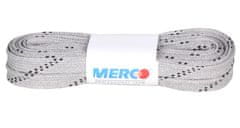 Merco Multipack 8ks PHW-12 šnúrky do korčúľ, voskované šedá sv., 270 cm