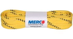 Merco PHW-12 šnúrky do korčúľ, voskované žltá, 270 cm