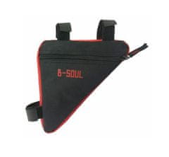 B-SOUL Multipack 2ks Triangle 1.0 taška do rámu čierno-červená