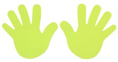 Merco Multipack 10ks Hand značka na podlahu žltá