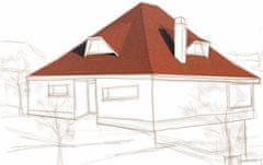 Tegola Asfaltový šindeľ Tegola Eco Roof (bobrovka)