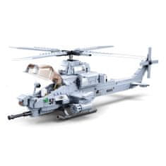Sluban Army Model Bricks M38-B0838 Bojová helikoptéra AH-1Z Viper