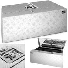shumee Uzamykateľný hliníkový box na prepravné náradie 75 l 75 x 25 x 40 cm