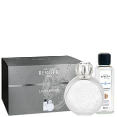 Maison Berger Paris Darčeková sada katalytická lampa Astral biela + náplň Biely kašmír 250 ml