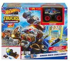 Hot Wheels Monster Trucks aréna: Závodná výzva Herný set - Zrážka HNB87