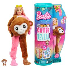 Mattel Barbie Cutie Reveal Barbie Džungľa - Opica HKR01