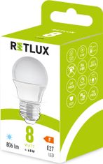 Retlux RLL 442 G45 E27 miniG 8 W CW