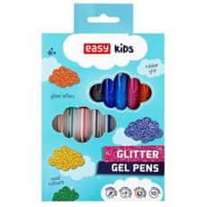 EASY Kids GLITTER Sada gélových pier s trblietkami, 10 farieb