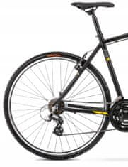 Romet krosový bicykel Orkan M čierna / žltá 21" 2021