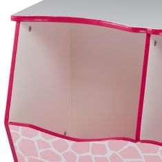 Teamson Teamson Kids - Módne potlače žiraf Miranda Cubby Storage - ružová / biela