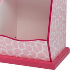 Teamson Teamson Kids - Módne potlače žiraf Miranda Cubby Storage - ružová / biela