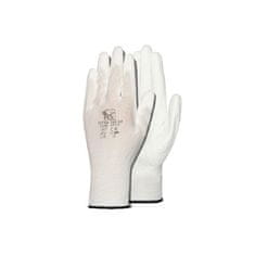 Ultra Tec RS rukavice tkané z bieleho nylonového vlákna - veľkosť 9 L