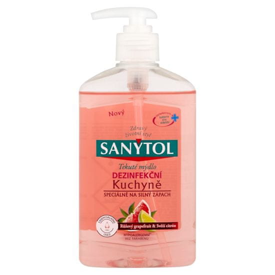 Industrias Marca S.A Sanytol dezinfekčný tekuté mydlo na ruky kuchyne 250 ml
