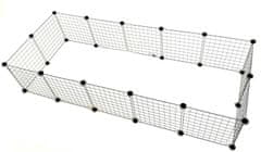 Extrastore C&C ohrada, modulárna ohrádka pre šteňatá a malé psy, 180x75 cm (5x2; 4x3)