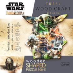 Trefl Wood Craft Origin puzzle The Mandalorian: Záhadný Grogu 505 dielikov