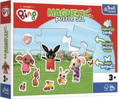 Trefl Magnetická puzzle sada Zábavný svet zajačika Binga