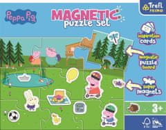 Trefl Magnetická puzzle sada Prasiatko Pepina