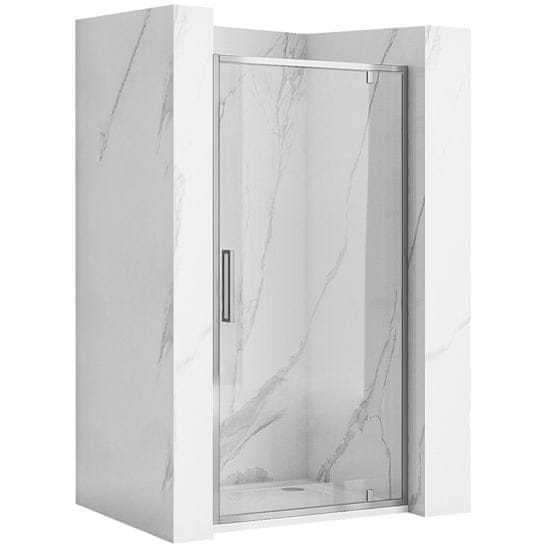 REA Rapid Swing, 1-krídlové sprchové dvere 100 x 195 cm, 6mm číre sklo, chrómový profil, REA-K5607