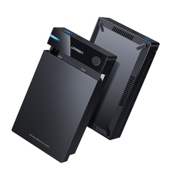 shumee Vreckové puzdro pre SATA 3,5'' USB 3.0 HDD - čierne