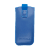 Mobiola Vysúvacie púzdro pre tlačidlový telefón Mobiola MB3200i, vyrobené na Slovensku, kožené, modré