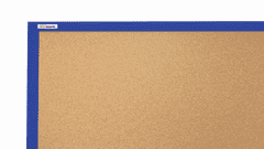 Allboards ALLBOARDS,Korková nástěnka v barevném dřevěném rámu 90x60 cm – Granátově modrá,TK96DB
