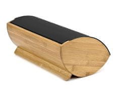 KASSEL Bambusový drevený chlebník s oceľovým vekom 93512