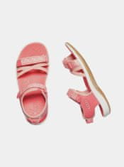 KEEN Ružové dievčenské kvetované sandále Keen 34