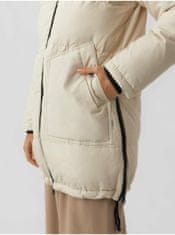 Vero Moda Zimné bundy pre ženy VERO MODA - krémová XS