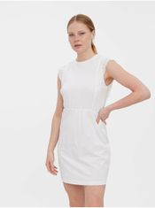 Vero Moda Biele krátke šaty VERO MODA Hollyn M