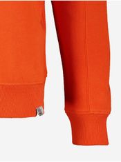 Lerros Oranžová pánska mikina s kapucou LERROS XL