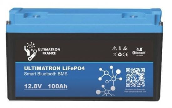HADEX LiFePO4 akumulátor Ultimatron YX Smart BMS 12,8 V/100 Ah