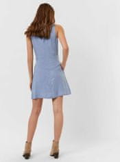 Vero Moda Svetlomodré rifľové šaty so zaväzovaním VERO MODA Viviana L