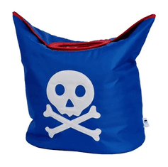 Taška na prádlo Piráti – modrá s pirátom