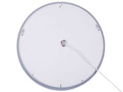 Beliani Nástenné okrúhle zrkadlo s LED osvetlením 60 cm strieborné CALLAC
