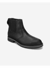 Černé pánské kotníkové kožené chelsea boty Timberland Larchmont II 45