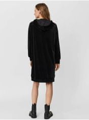 Vero Moda Černé dámské mikinové šaty s kapucí VERO MODA Dana XS
