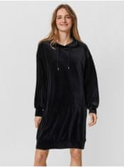 Vero Moda Černé dámské mikinové šaty s kapucí VERO MODA Dana XS