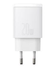 BASEUS CCXJ-B02 Compact Quick Nabíjačka USB/USB-C 20W White