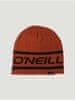 Oranžová pánska vzorovaná obojstranná zimná čiapka O'Neill Reversible Logo Beanie UNI