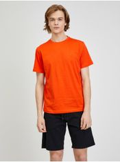 Lerros Oranžové pánske basic tričko LERROS S