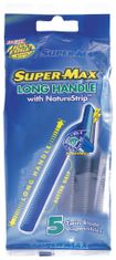 SUPERMAX Healthcare SUPER-MAX pánske dvojbrité žiletky LONG HANDLE 5ks