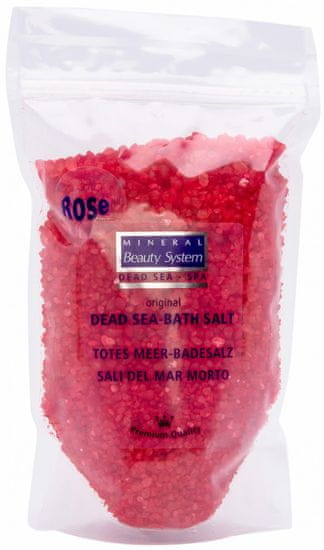 Minerál Beauty Mineral Beauty RUŽA prírodná morská soľ do kúpeľa vrecko 500g