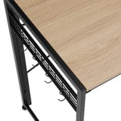 tectake Písací stôl Paterson 102x51x77cm - Industrial svetlé drevo, dub Sonoma