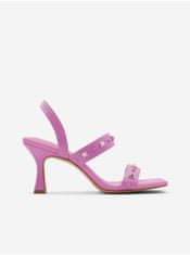 ALDO Tmavoružové dámske sandále na podpätku ALDO Louella 41