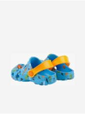 Modré chlapčenské vzorované papuče Coqui Little Frog 20-21