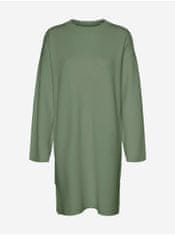 Vero Moda Mikinové a svetrové šaty pre ženy VERO MODA - zelená XS