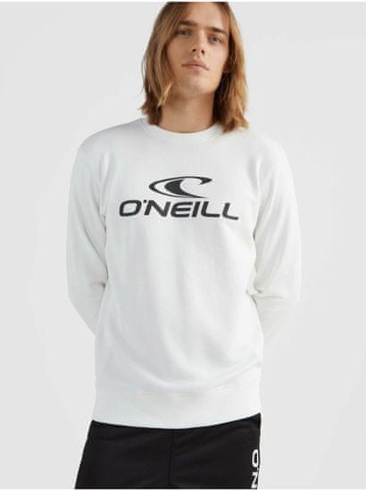O'Neill Biela pánska melírovaná mikina O'Neill