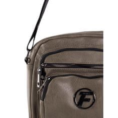F & B Dámska kabelka so zipsami CROSSBODY khaki OW-TR-F-532_391128 Univerzálne